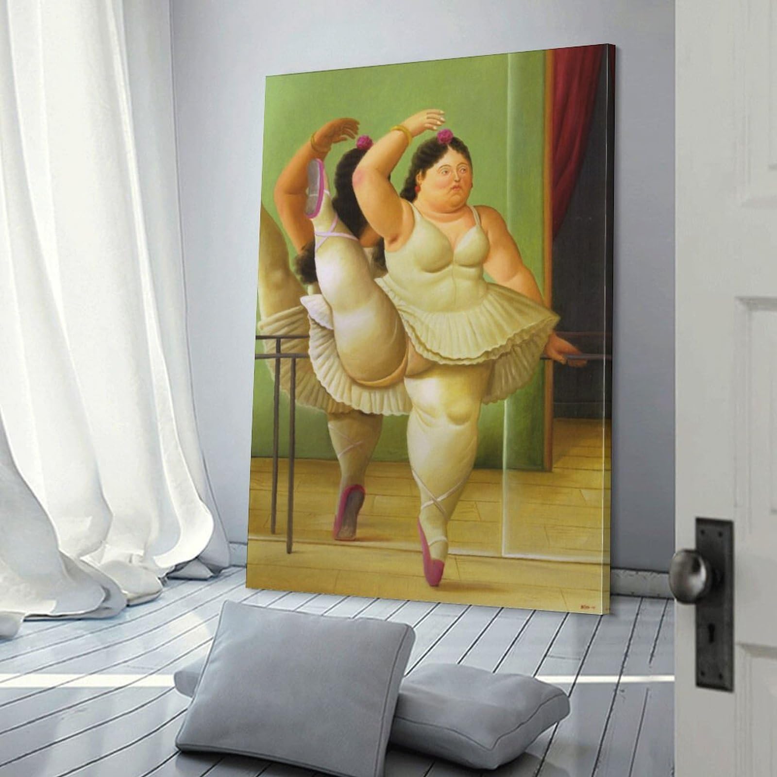 Amazon.com: QINGYUAN Fernando Botero Dancers at The Bar Poster